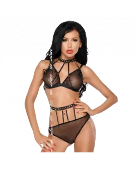 ME-SEDUCE Dotty Set - 2-Stück Schwarz Erotik
