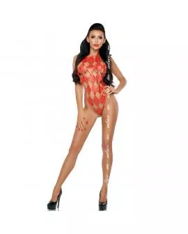 ME-Seduce Gwen Teddy Rot - Erotischer Bodysuit