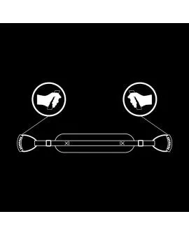 FETISH SUBMISSIVE - Hunde-Geschirr mit Neopren-Futter