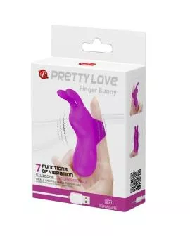 Pretty Love - Smart Wiederaufladbarer Fingerhut mit Kaninchen
