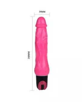 Baile Vibrator Daaply Pleasure Multispeed - Rosa