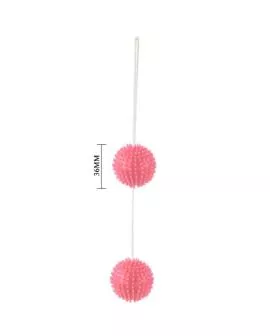 Baile - Rosa Strukturierte Bälle 3.6 cm - Tiefes Vergnügen