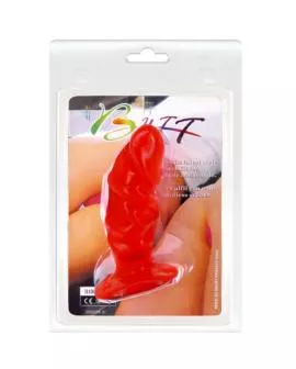 BAILE - UNISEX ANALPLUG MIT ROTEM SAUGNAPF