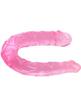 BAILE - DOPPEL DONG DOPPEL ROSA DILDO