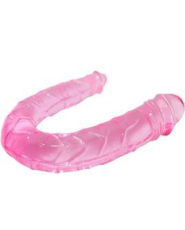 BAILE - DOPPEL DONG DOPPEL ROSA DILDO