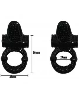 BAILE Sweet Ring - Vibratorring mit texturiertem Kaninchen