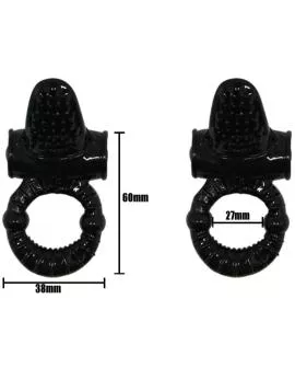 BAILE Sweet Ring - Vibratorring mit texturiertem Kaninchen