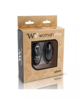 Womanvibe - Alsan Egg Fernbedienung Schwarz Silikon
