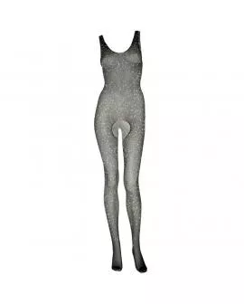 LEG AVENUE - FISHNET TANK BODYSTOCKING, EINE GRÖSSE