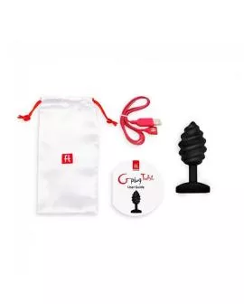 G-Vibe Plug Twist mit Vibration - Schwarz