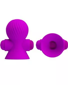Pretty Love - Nippelstimulatoren 12 Modi Lila Vibration
