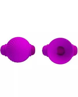 Pretty Love - Nippelstimulatoren 12 Modi Lila Vibration