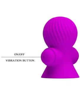 Pretty Love - Nippelstimulatoren 12 Modi Lila Vibration