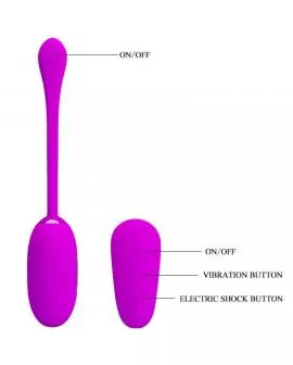 Pretty Love Shock Spaß - Vibrierendes Ei mit Elektroschock