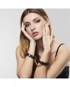 Bijoux Indiscrets Maze Handschellen - Schwarze Armbänder