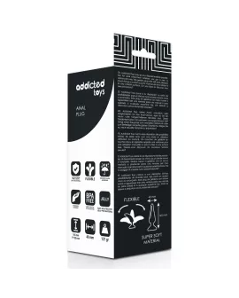 Addicted Toys - Schwarzer Analplug 14,5 cm