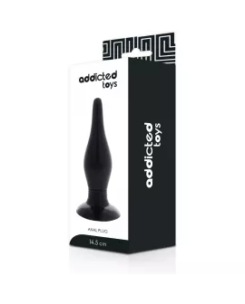 Addicted Toys - Schwarzer Analplug 14,5 cm