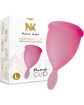 Nina Kikí Menstruationscup Rosa - Größe L