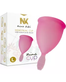 Nina Kikí Menstruationscup Rosa - Größe L