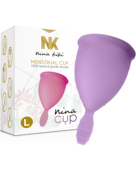 NINA KIKÍ Menstrual Cup Lila - Größe L
