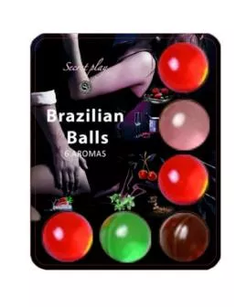 Secretplay Brazilian Balls Gleitgel - Heiße Bälle 6 Einheiten
