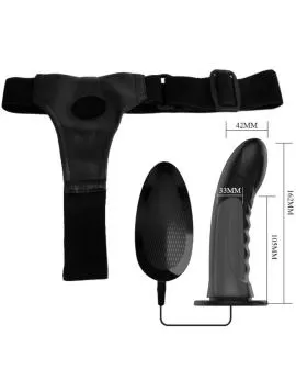 PRETTY LOVE - MARVIN STRAP-ON MIT VIBRATION UND HOHLDILDO