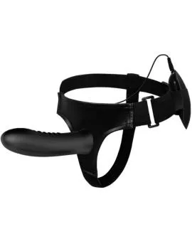 PRETTY LOVE - MYRON STRAP-ON MIT VIBRATION UND HOHLDILDO