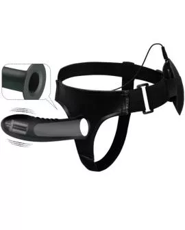 PRETTY LOVE - MYRON STRAP-ON MIT VIBRATION UND HOHLDILDO