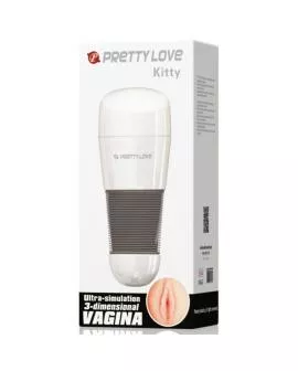 PRETTY LOVE - KITTY WHITE VAGINA MASTURBATOR 2