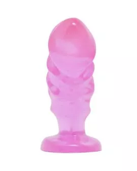 BAILE - UNISEX ANALPLUG MIT ROSA FARBENEM SAUGNAPF