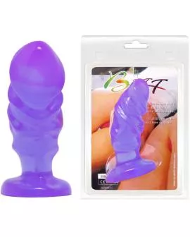 BAILE - Unisex Analplug mit lila Saugnapf