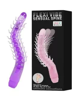 Baile Flexi Vibe Sensual Spine - Biegsamer Vibrator Flieder 23,5 cm