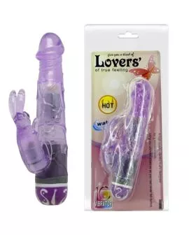 Baile - Multi-Geschwindigkeits-Vibrator mit Fleder-Kaninchen