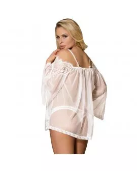 SUBBLIME - BABYDOLL WHITE FLARED SLEEVE S / M.