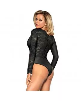 SUBBLIME - TEDDY OPAQUE UND LOW CUT LONG SLEEVE S / M.