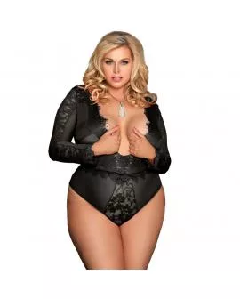 SUBBLIME - QUEEN PLUS LONG SLEEVE TEDDY