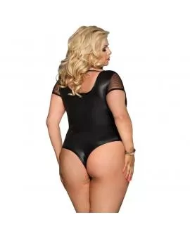 SUBBLIME - QUEEN PLUS FETISH SHORT SLEEVE TEDDY