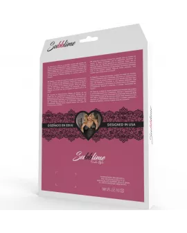 SUBBLIME - QUEEN PLUS TEDDY UND BLINDFOLD BLACK
