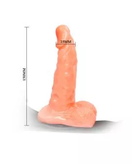 BAILE - GURT MIT REALISTISCHEM PENIS UND ULTRA LEIDENSCHAFTLICHEM VERSTELLBAREN HÖSCHEN 15.5 CM
