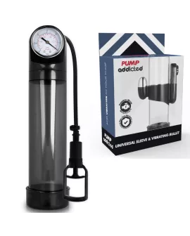 Schwarzer Vibrator Pump Addicted RX9 - Erotik