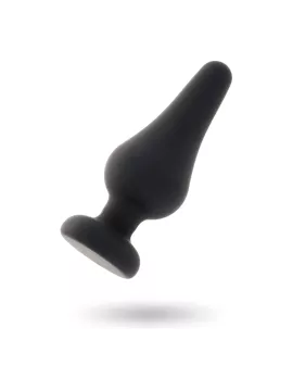 INTENSE - ANALPLUG PIPO S SCHWARZES SILIKON 9,8 CM