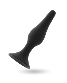 Intense Anal Plug Stufe 3 - 12,5 cm Schwarz