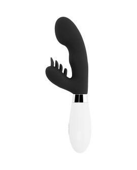 Glossy Elvis Kaninchen Vibrator - Schwarz