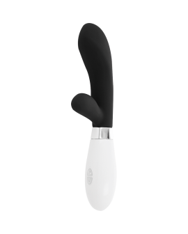 Glossy Jackson Rabbit Vibrator - Schwarz