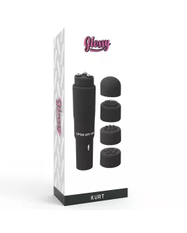 Glossy Kurt Taschenmassager Schwarz - Erotik Vibro