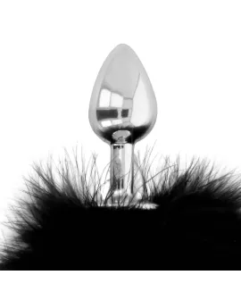 DARKNESS - Extra Anal Buttplug mit Schwanz Schwarz 7 cm