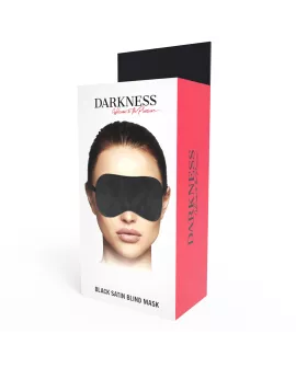 DARKNESS Schwarze Basic-Maske - Erotik Accessoire