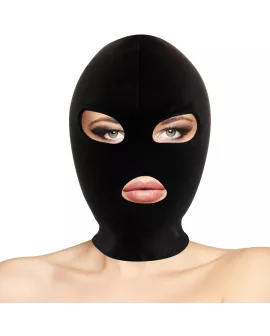 Darkness BDSM Submission Maske - Mund und Augen Schwarz