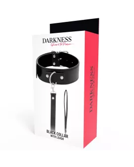 Darkness Posture-Halskette mit Lederkette