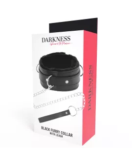 DARKNESS - Bequeme Erotik-Halskette mit Lederkette